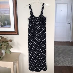 Anthro Polkadot Jumpsuit